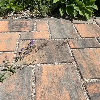 Dlažba SEMMELROCK STEIN + DESIGN SEMMELROCK CityTop EKO KOMBI dlažba 6 cm grafitovorezavá