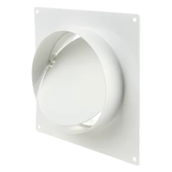 Příslušenství pro digestoř Rámečky VentilaPlast Průměr [mm]: Ø 100, Příruba: Oboustranná, Zpětná klapka: Ano z plastu