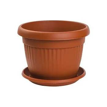 Květináč Gardino, Květináč MEDITERAN průměr 30 cm s podmiskou, terakota