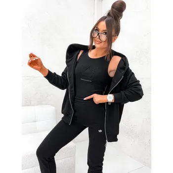 Green Plant Tepláková souprava Crown Barva: Černá, Velikost: UNI