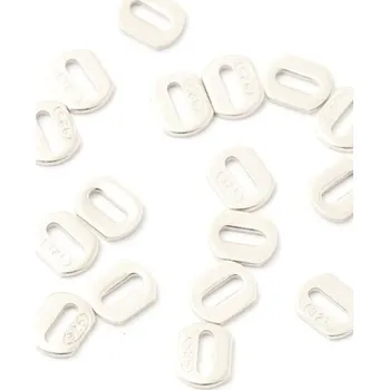 Materiál na výrobu šperku EU Oválek s označením 4,3/3,3mm Ag925 rhodium