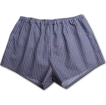 Pánská móda LUIZ Pánské plátěné trenýrky KLASIK 458 - Tmavě modrá Velikost: 53