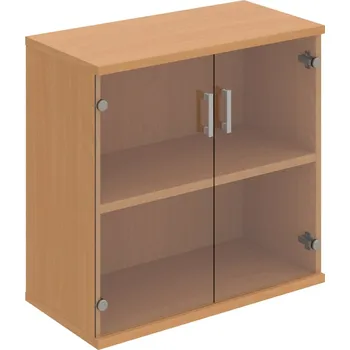 Policová skříň S 2 80 04 – Skříň policová dvéřová 76,8 × 80 cm - Čiré , Buk , USH – hranatá