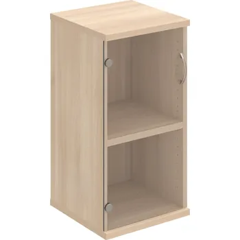 Policová skříň S 2 40 03 L – Skříň policová dvéřová 76,8 × 40 cm - Čiré , Akát , USN – Hobis