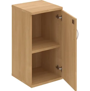 Policová skříň SZ 2 40 01 P – Skříň policová dvéřová 76,8 × 40 cm - Dub , Dub , USN – Hobis