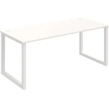Psací stůl US O 1800 – Stůl pracovní délky 180 cm - Bílá , Bílý kov