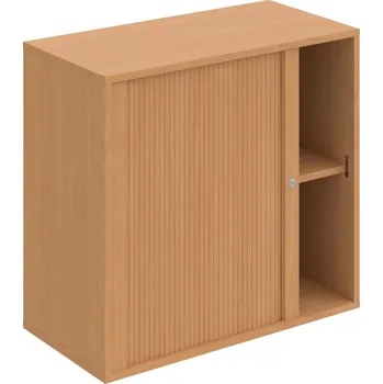 Policová skříň DZ 2 80 03 L – Skříň polic rolet levá 74 × 80 cm - Buk , Buk