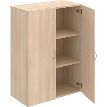 Policová skříň D 3 80 01 – Skříň policová dvéřová 111 × 80 cm - Akát , Akát , USN – Hobis