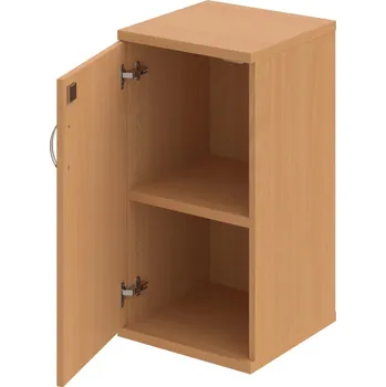 Policová skříň SZ 2 40 01 L – Skříň policová dvéřová 76,8 × 40 cm - Buk , Buk , USN – Hobis