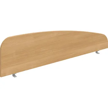 PA 1600 H – Paraván na hranu 155 cm - Dub , Šedý kov