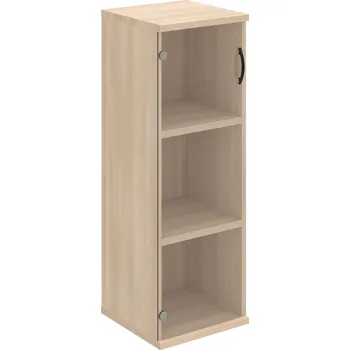 Policová skříň S 3 40 03 L – Skříň policová dvéřová 115,2 × 40 cm - Čiré , Akát , UCO – černá