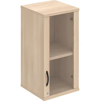 Policová skříň SZ 2 40 02 P H – Skříň policová dvéřová 76,8 × 40 cm - Akát , Akát , UCO – černá