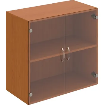 Policová skříň D 2 80 02 – Skříň policová dvéřová 74 × 80 cm - Čiré , Třešeň , USN – Hobis