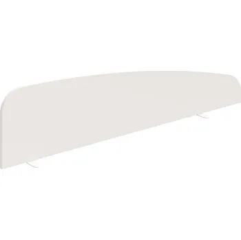 PA 1800 S – Paraván na desku 175 cm - Bílá , Šedý kov