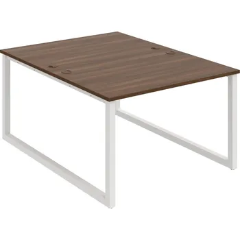 Psací stůl USD O 1200 – Stůl pracovní 120 × 160 cm - Ořech , Bílý kov