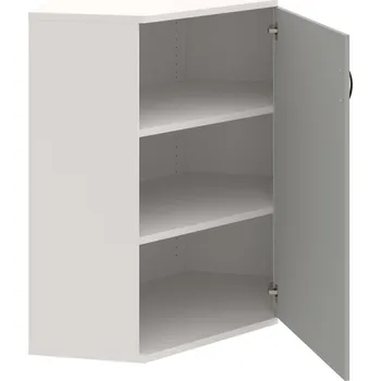 Policová skříň SRV 3 01 P – Skříň vnitřní roh pravá 115,2 cm - Šedá , Bílá , UCO – černá