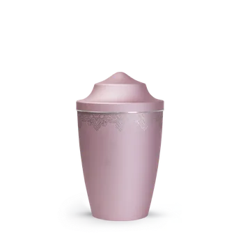 Smuteční dekorace Zvířecí urna Mandala - Rose 0,5l