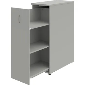 SPVZ 3 L – Skříňka ke stolu, šanonová, výsuvná, levá - Šedá , Šedá , USN – Hobis