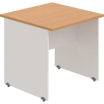 Jednací stůl GJ 800 – Stůl jednací rovný 80 cm - Buk , Bílá