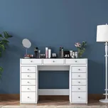 Toaletní stolek se zásuvkami BANTON bílá