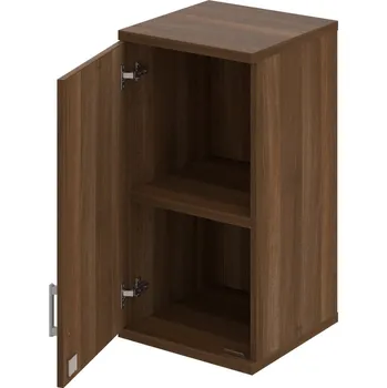 Policová skříň SZ 2 40 01 L H – Skříň policová dvéřová 76,8 × 40 cm - Ořech , Ořech , USH – hranatá