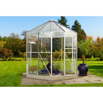 Skleník Zahradní pavilon VITAVIA HERA 4500 stříbrný Varianta: zahradní pavilon VITAVIA HERA 4500 stříbrný LG54