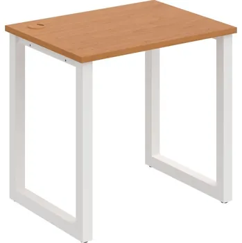 Psací stůl UE O 800 – Stůl pracovní délky 80 cm, hl. 60 cm - Olše , Bílý kov