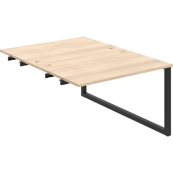 Psací stůl USD O 1200 R – Stůl pracovní 120 × 160 cm, k řetězení - Akát , Černý kov