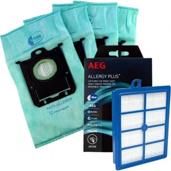 Domácí spotřebič HEPA filtr H13 pro ELECTROLUX Bag+Bagless XXL TT11, 12, 14 a sáčky SBAG Allergy 1+4ks