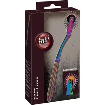FETISH COLLECTION Rainbow Single Pinwheel Wartenbergovo kolečko