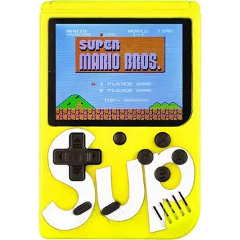 Herní konzole Zaparkorun Digitální hrací konzole SUP GameBox - 400 her v 1 - žlutá