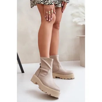 Dámské polobotky Dámské kožené platformy Step in style, 40 i240_201000_2:40