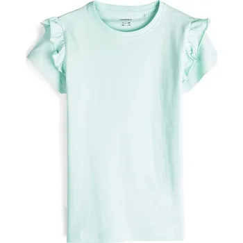 Dívčí oblečení GATE Bavlněné tričko s volány 6Y 425-0129/402