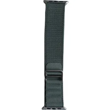 Řemínek na hodinky NÁHRADNÍ ŘEMÍNEK PRO APPLE WATCH 42/44/45 MM - ZELENÁ VOJENSKÁ