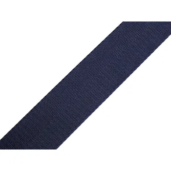 Hladký oboustranný popruh s leskem šíře 38 mm