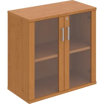 Policová skříň SZ 2 80 02 – Skříň policová dvéřová 76,8 × 80 cm - Olše , Olše , USH – hranatá