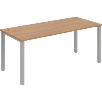 Psací stůl US 1800 – Stůl pracovní rovný 180 cm - Višeň , Šedý kov