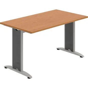 Jednací stůl FJ 1400 – Stůl jednací rovný 140 cm - Olše , Šedý kov