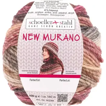 Příze Schoeller Stahl New Murano 09 (Směsová příze New Murano Rosenholz)