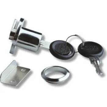 Nábytkové kování SISO nábytkový zámek kulatý 9411 MS