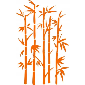 Samolepící dekorace Samolepka na stěnu Velurová dekorace NW 42x70cm bambus