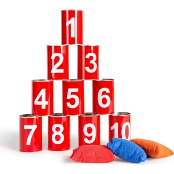 Hlavolam BS Toys - Shazování plechovek
