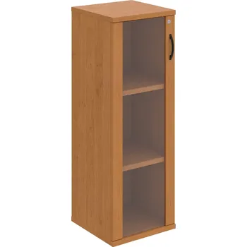 Policová skříň SZ 3 40 02 L – Skříň policová dvéřová 115,2 × 40 cm - Olše , Olše , UCO – černá