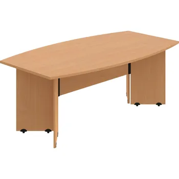 Jednací stůl GJ 200 – Stůl jednací sud 200 cm - Buk , Buk