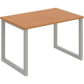 Psací stůl US O 1200 – Stůl pracovní délky 120 cm - Olše , Šedý kov