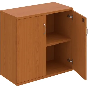 Policová skříň SZ 2 80 01 – Skříň policová dvéřová 76,8 × 80 cm - Třešeň , Třešeň , USN – Hobis