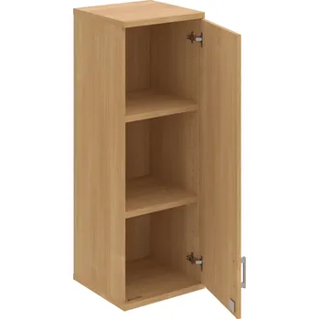 Policová skříň SZ 3 40 01 P H – Skříň policová dvéřová 115,2 × 40 cm - Dub , Dub , USH – hranatá