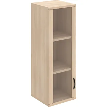 Policová skříň S 3 40 02 L H – Skříň policová dvéřová 115,2 × 40 cm - Akát , Akát , UCO – černá