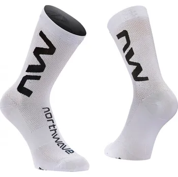 Pánská móda Northwave Extreme Air Sock White/Black-Pánské cyklistické ponožky Velikost: S