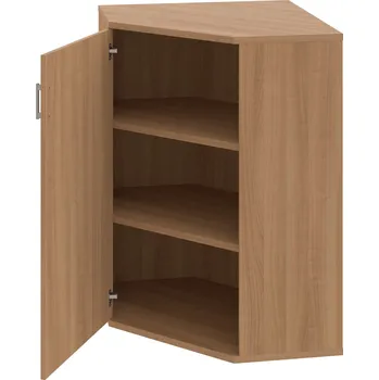Policová skříň SRV 3 01 L – Skříň vnitřní roh levá 115,2 cm - Višeň , Višeň , USH – hranatá